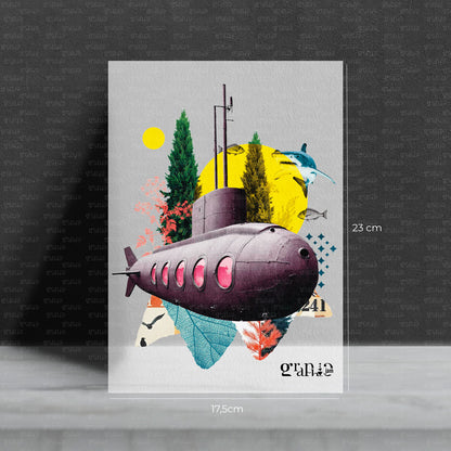 Bügelbild Tiefseetaucher - Graphic Jam 