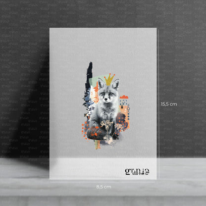 Wer ist der Fuchs - Bügelbild Collage - Graphic Jam 