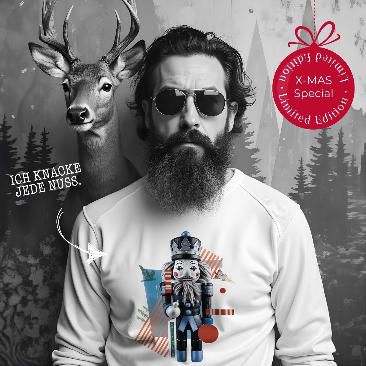 Bügelbild "Nussknacker" - XMAS Special - Graphic Jam 