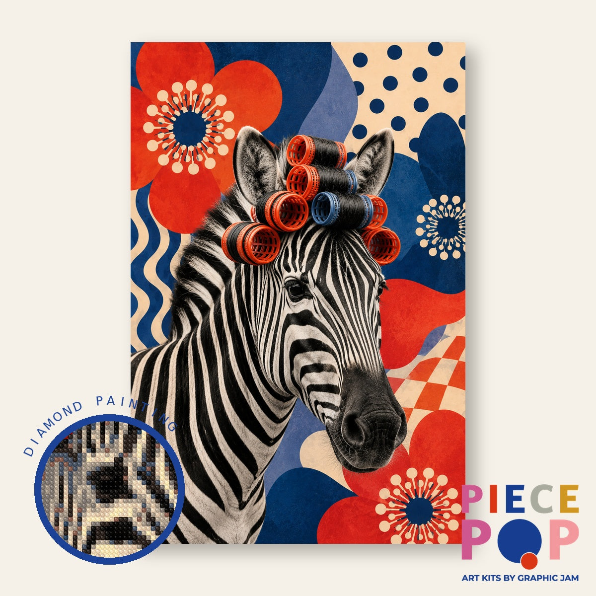 Diamond Painting - Zebra Diva
