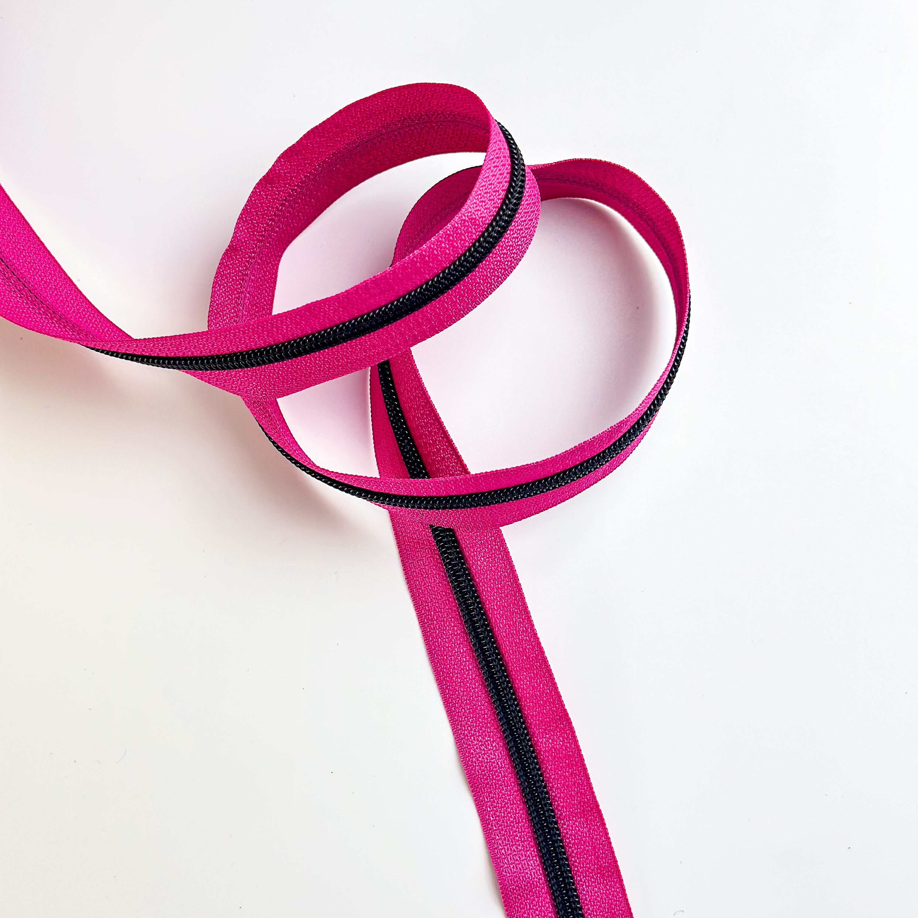 Reißverschluss Endlos Radiant Magenta Schwarz